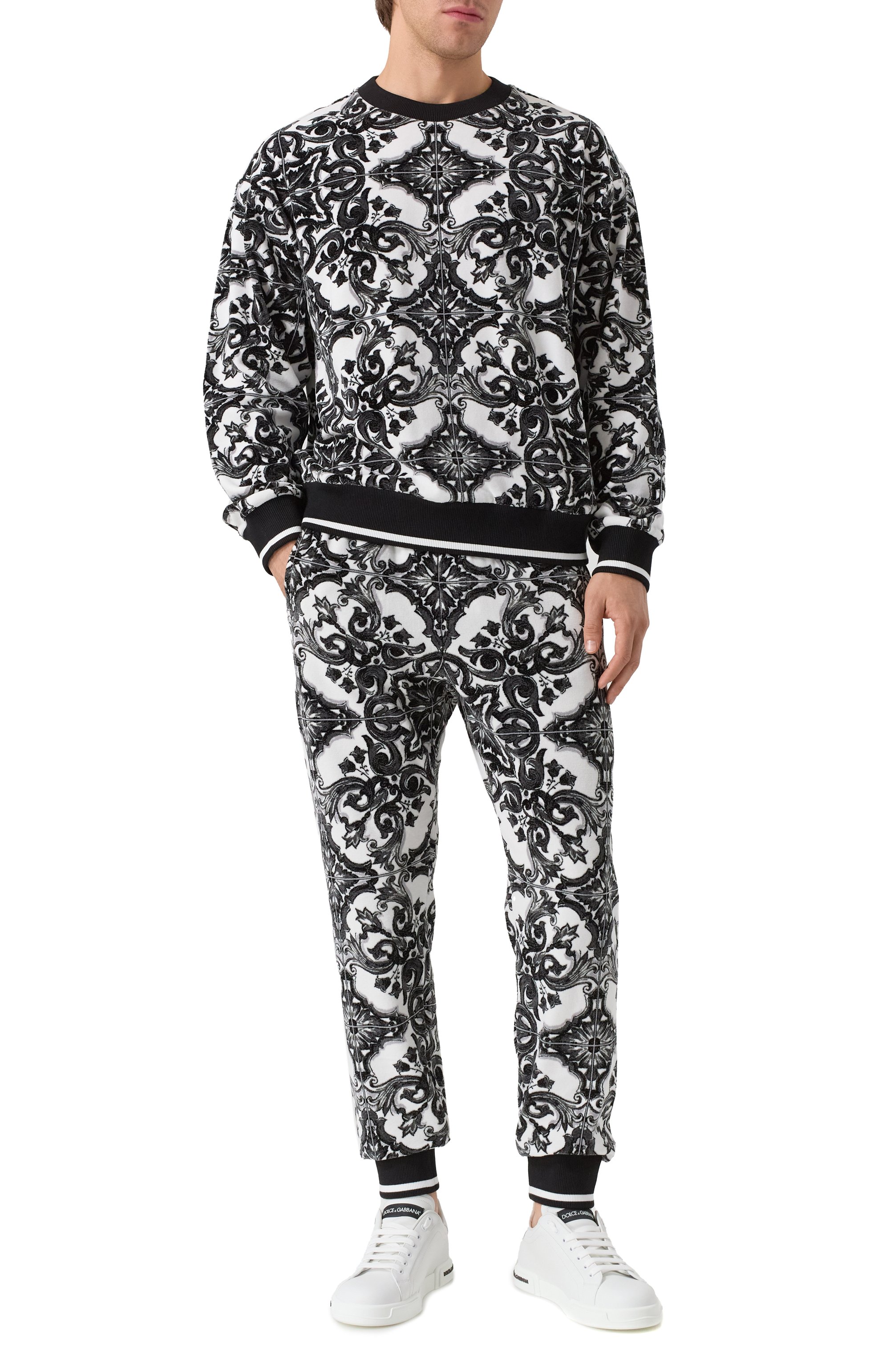 Хлопковые джоггеры DOLCE & GABBANA, арт. GV2VHT/HJMP9, фото 2