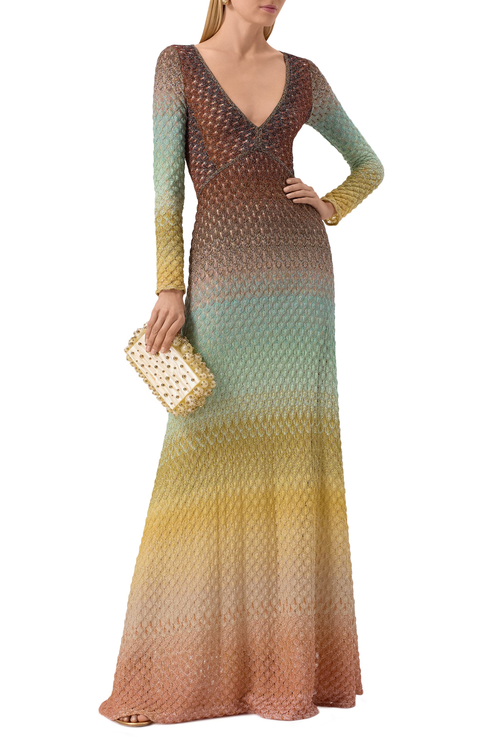 Платье из вискозы MISSONI, арт. DS25SG3X/BR0134, фото 2