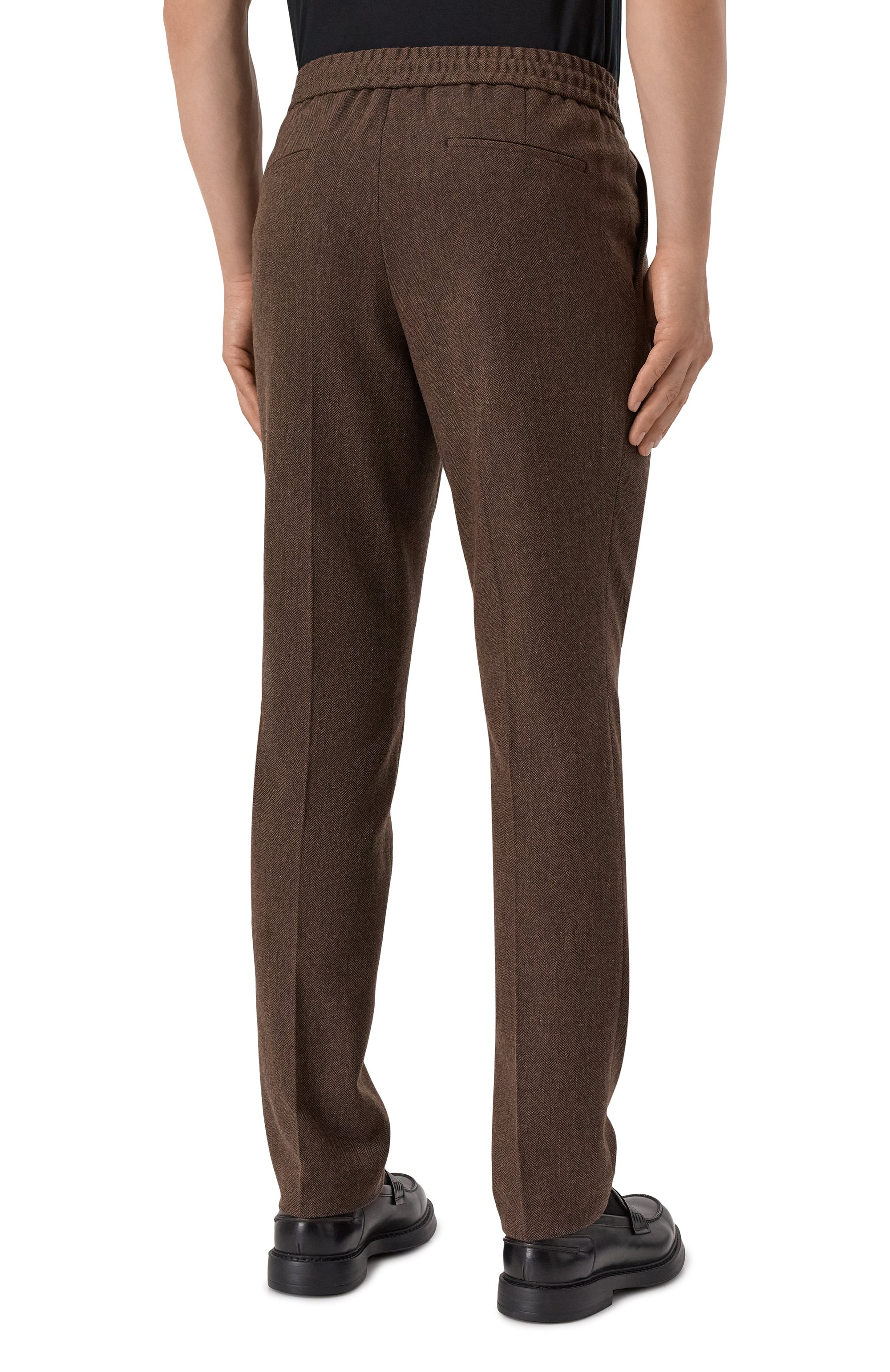 Брюки из шерсти и хлопка HUGO, арт. 50544695, фото 4