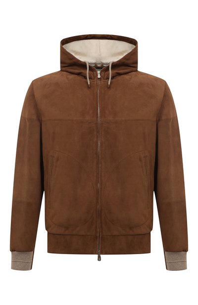 Мужской замшевый бомбер BRUNELLO CUCINELLI, арт. M0PCL1957