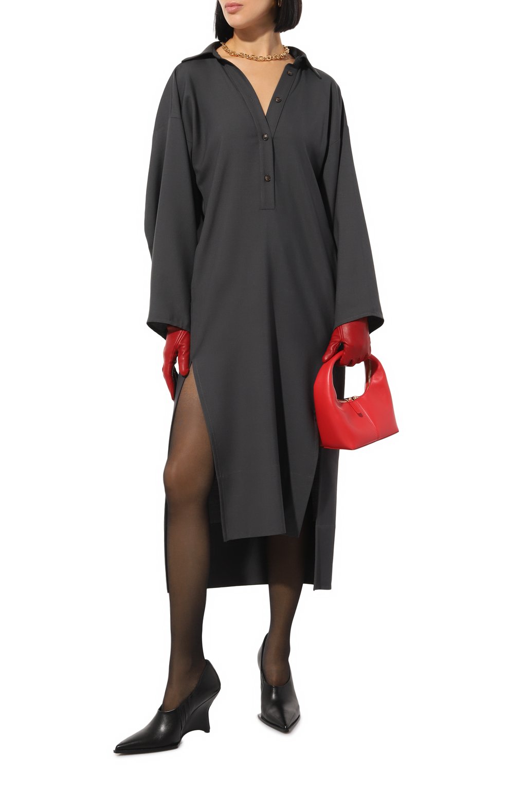 Шерстяное платье ERIKA CAVALLINI, арт. E4WH03, фото 2