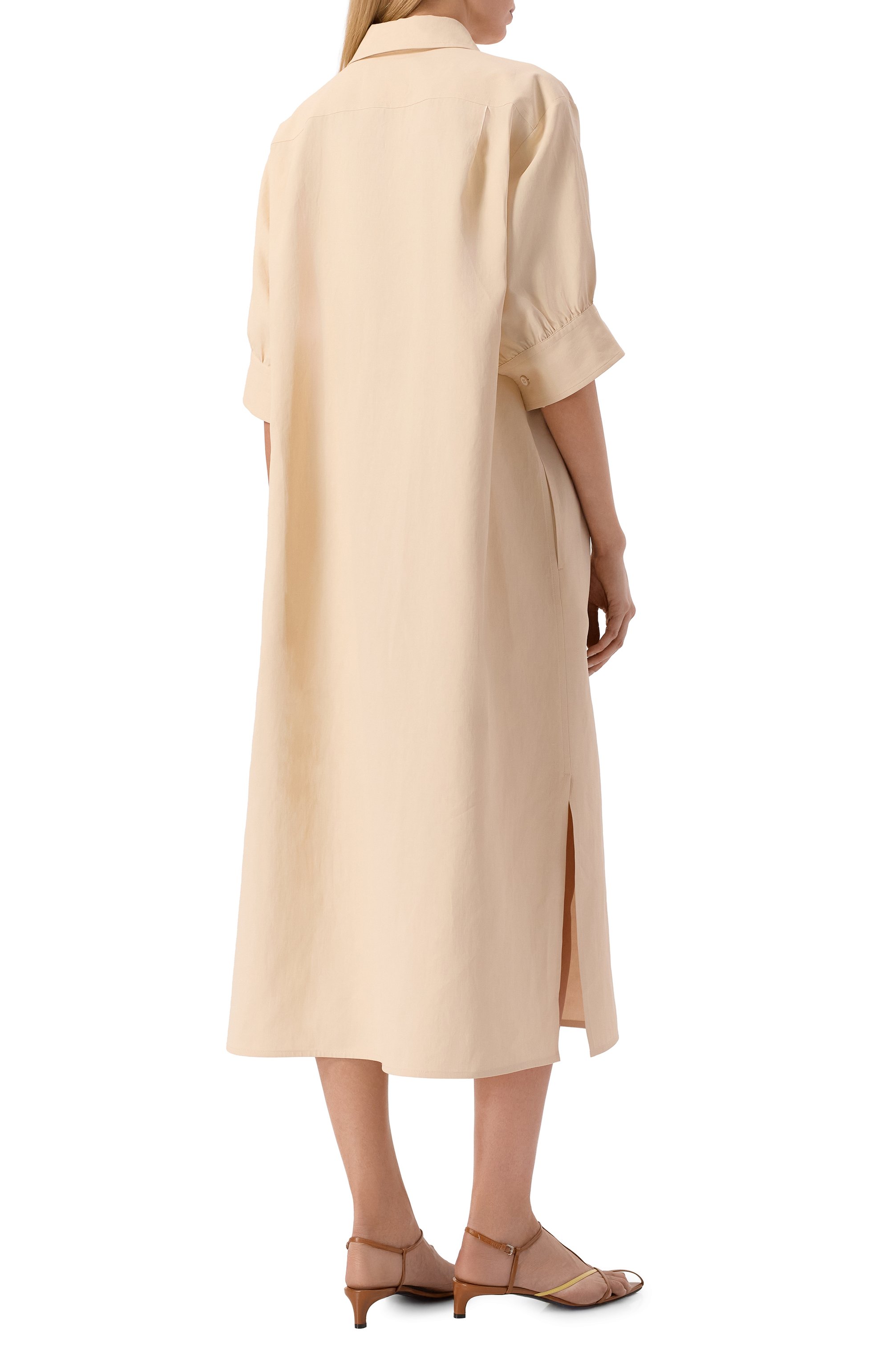 Льняное платье JIL SANDER, арт. J02CT0589/J60001, фото 3