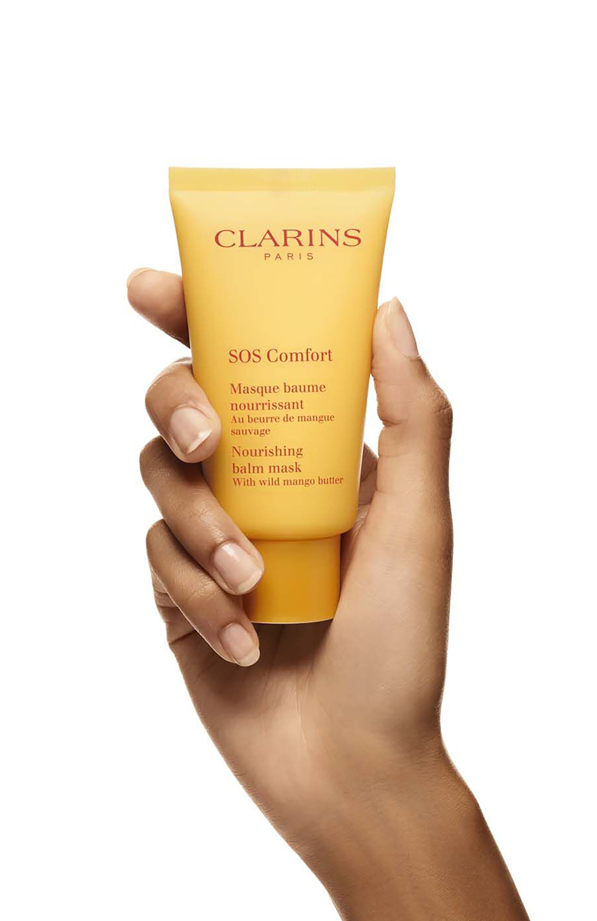 Питательная маска с маслом манго sos comfort (75ml) CLARINS бесцветного цвета по цене 4650 руб., арт. 80095461, фото 4 Питательная маска с маслом манго sos comfort (75ml) CLARINS, арт. 80095461, фото 4