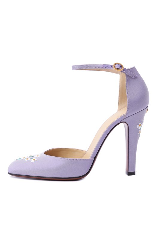 Текстильные туфли Hi Dolly 105 Valentino 7W2S0MI2/ZBN Сиреневый  7W2S0MI2/ZBN Фото 4