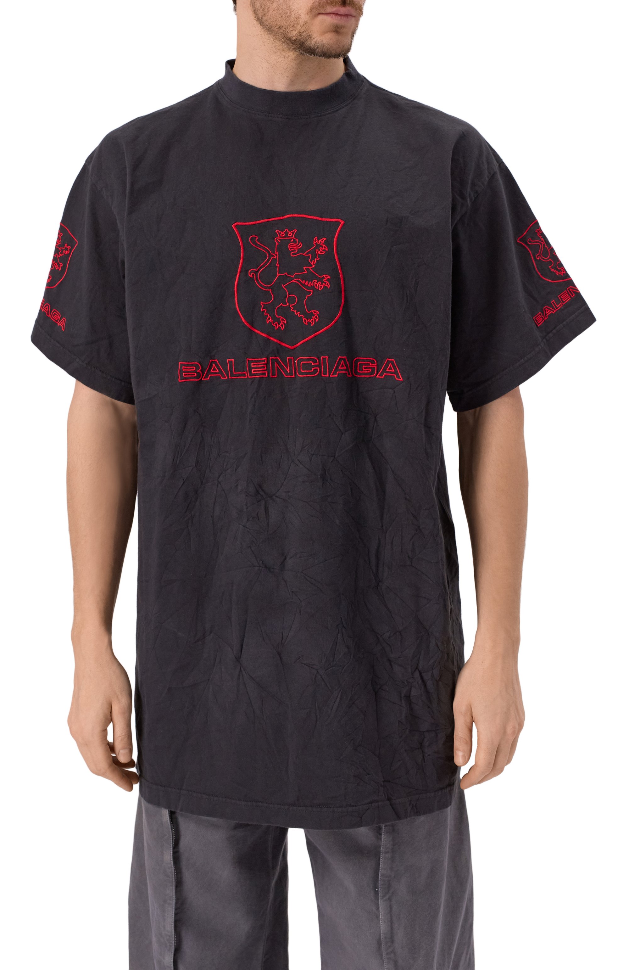 Хлопковая футболка BALENCIAGA, арт. 787349/TRVR9, фото 3