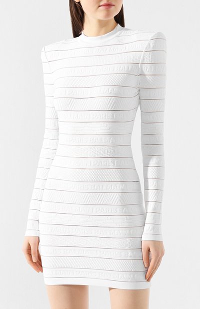 Платье из вискозы BALMAIN, арт. TF16202/K031, фото 3