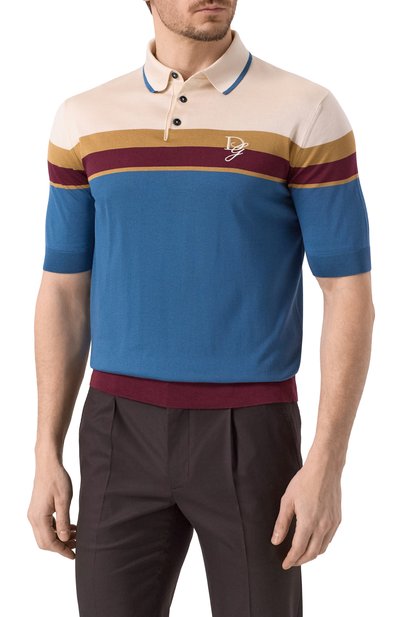 Шелковое поло DOLCE & GABBANA, арт. GXZ02Z/JBSLE, фото 3