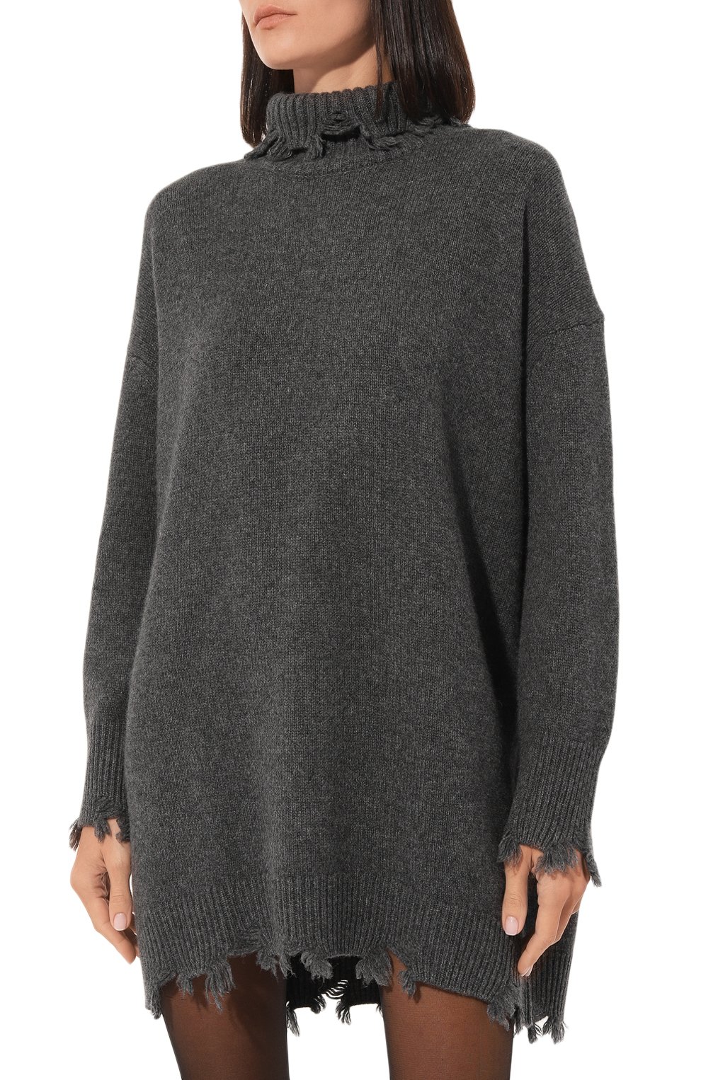 Кашемировое платье ADDICTED темно-серого цвета по цене 97580 руб., арт. MK909, фото 3 Кашемировое платье ADDICTED, арт. MK909, фото 3