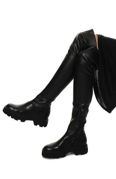 Кожаные ботфорты SANTONI, арт. WBCI61054NERRAPMN01, фото 3