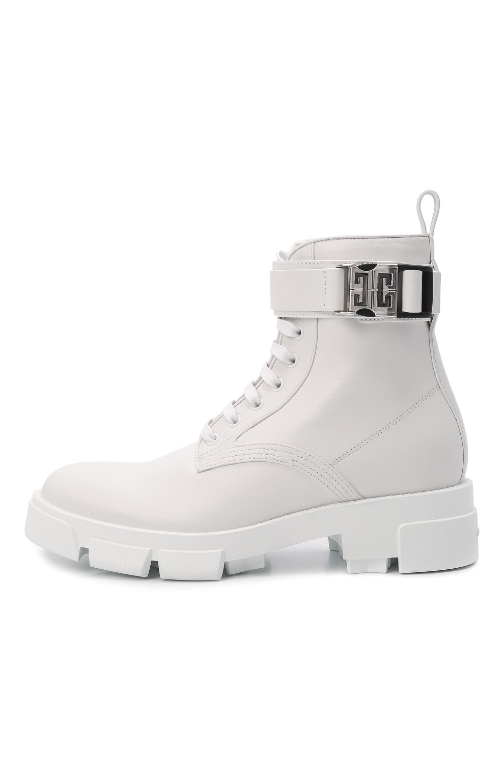 Кожаные ботинки terra GIVENCHY белого цвета по цене 164000 руб., арт. BE603PE1AJ, фото 4 Кожаные ботинки terra GIVENCHY, арт. BE603PE1AJ, фото 4