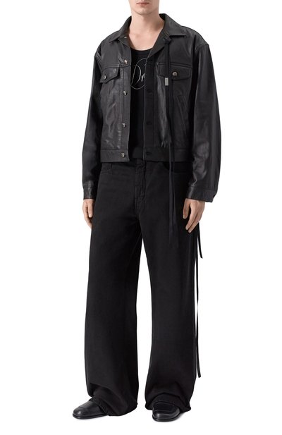 Мужские кожаные сабо ingul ANN DEMEULEMEESTER, арт. B0013851/LT177