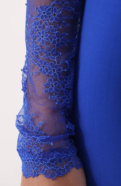 Приталенное мини-платье с кружевным лифом LA PERLA, арт. 000950B, фото 5