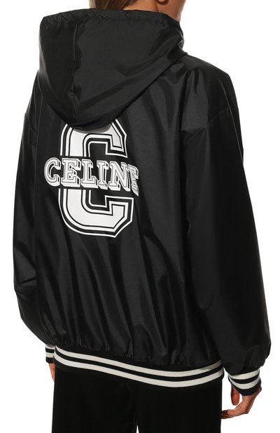 Бомбер CELINE черного цвета по цене 178000 руб., арт. 2W547495M, фото 4 Бомбер CELINE, арт. 2W547495M, фото 4
