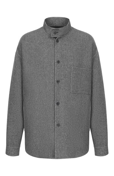 Мужская куртка-рубашка из шелка и кашемира GIORGIO ARMANI, арт. GM004453/TE23830