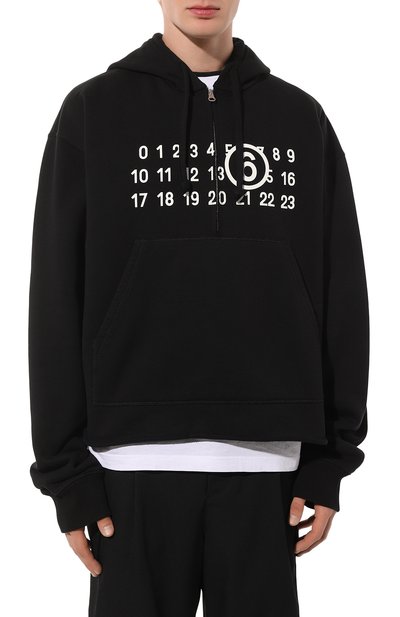 Хлопковое худи MM6, арт. S52GU0204/S25387, фото 3