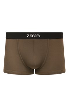 Мужские боксеры ZEGNA хаки цвета, арт. N3LC6/172 | Фото 1 (Нос: Не проставлено; Материал внешний: Синтетический материал, Хлопок; Материал сплава: Проставлено; Кросс-КТ: бельё)