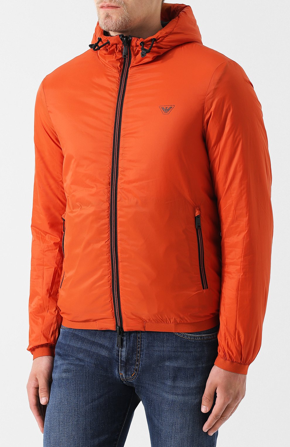 Двусторонний бомбер на молнии с капюшоном EMPORIO ARMANI, арт. 6Z1B97/1NUNZ, фото 6