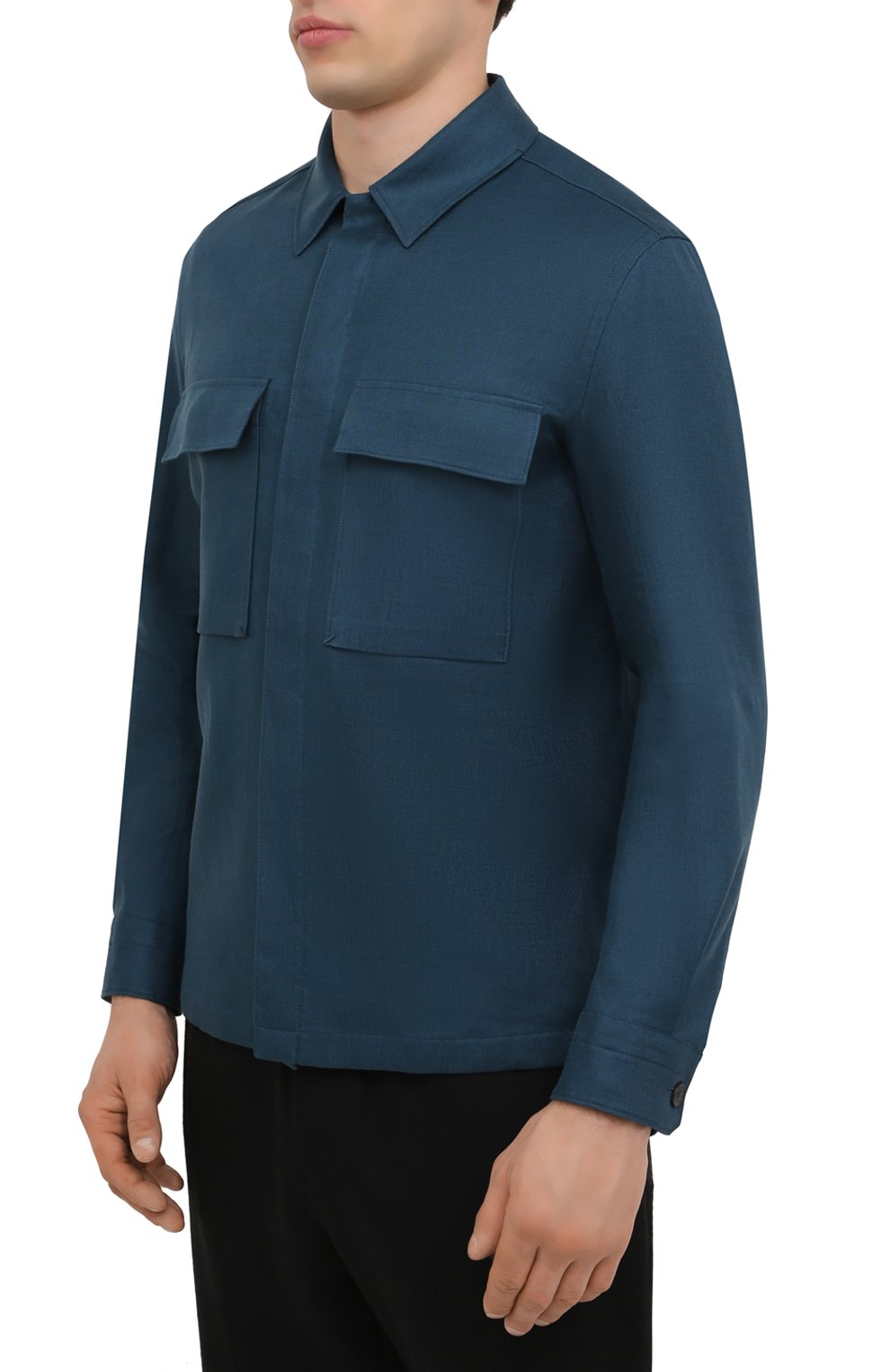 Льняная рубашка ZEGNA, арт. UZV60/S0T10, фото 3