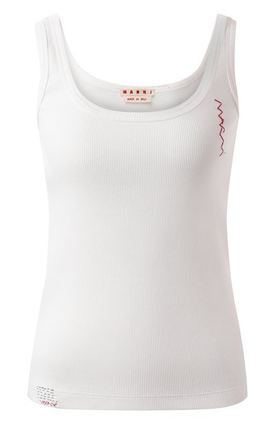 Женская хлопковая майка MARNI, арт. THJE0348S0/UTC458