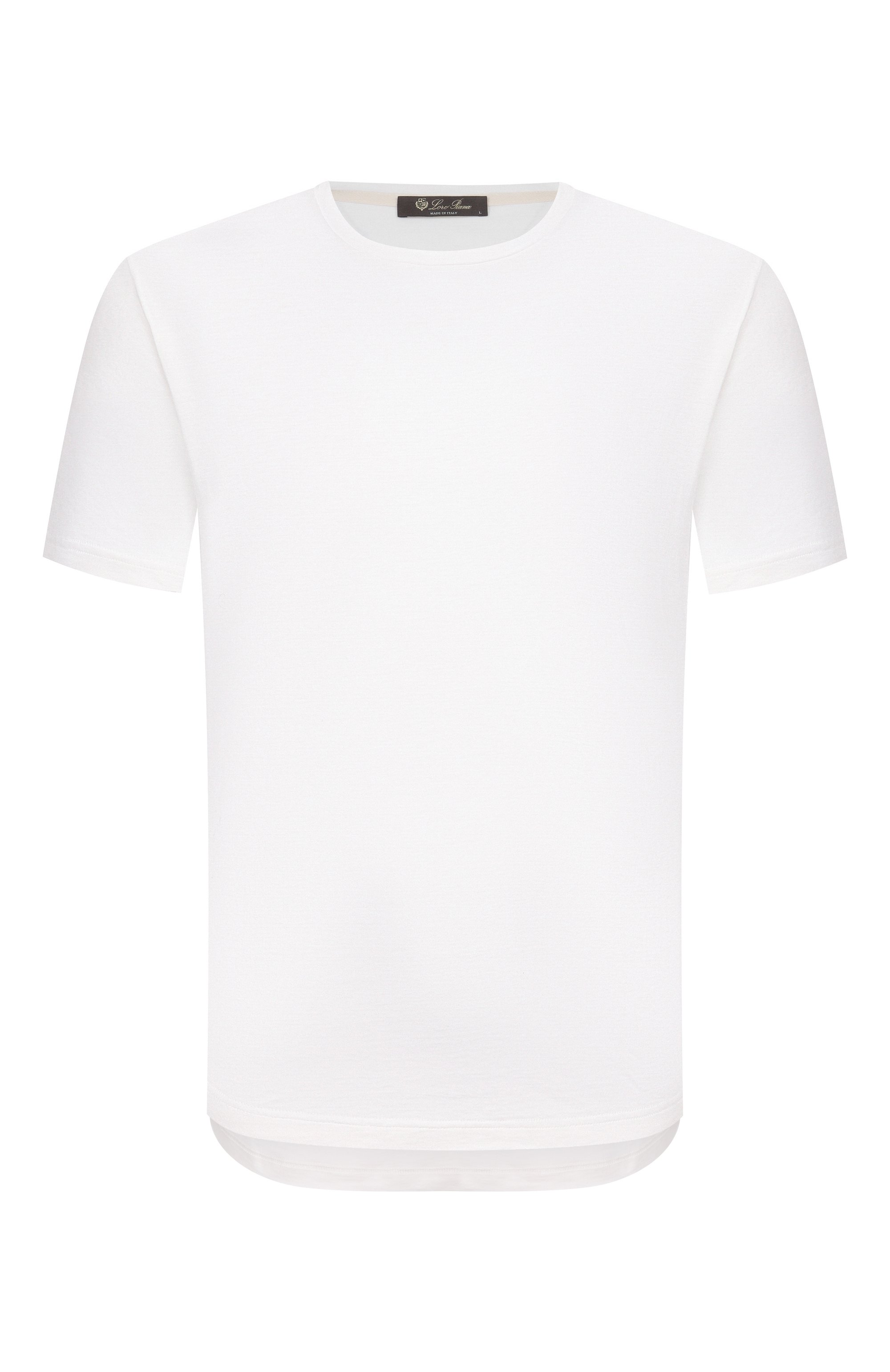 Футболка из шелка и хлопка LORO PIANA, арт. FAF6128, фото 1