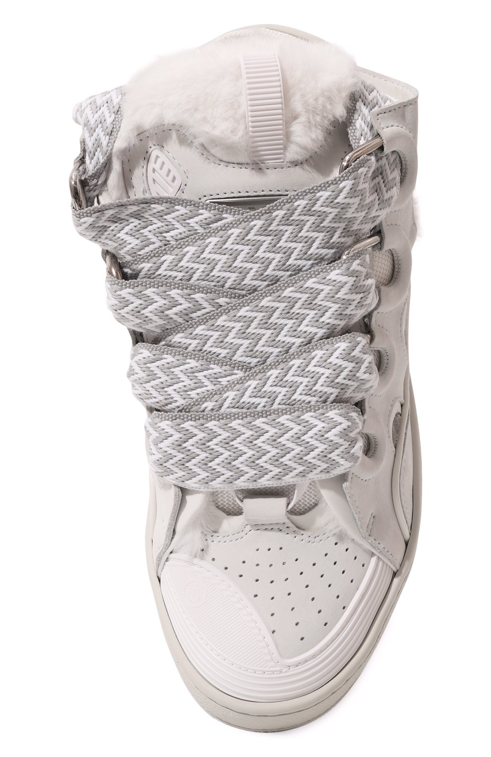 Комбинированные кеды curb LANVIN, арт. FM-SKDM02-DRCY-P23, фото 6