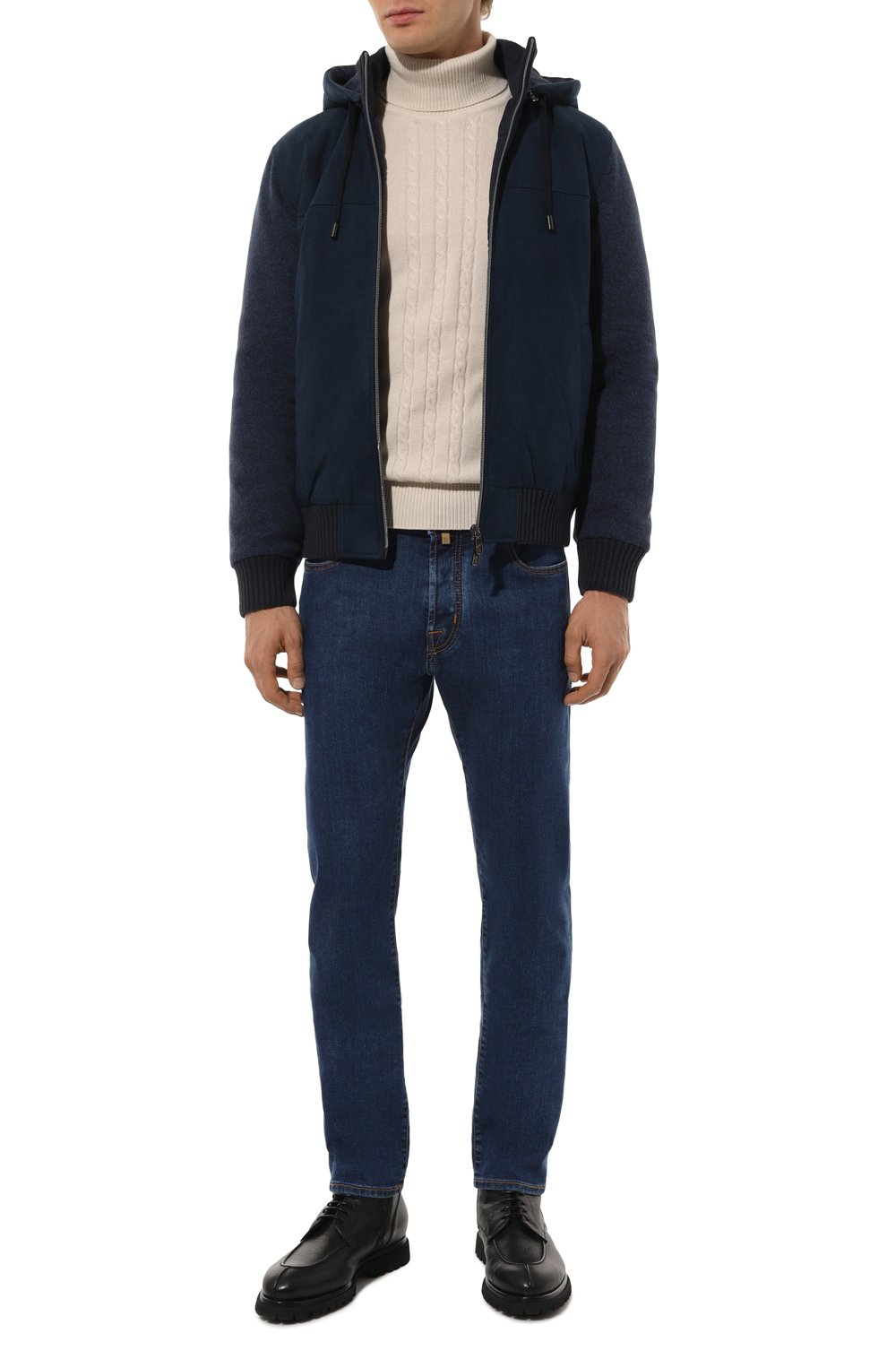 Комбинированный бомбер CAPOBIANCO, арт. 17M181.FSMN., фото 2