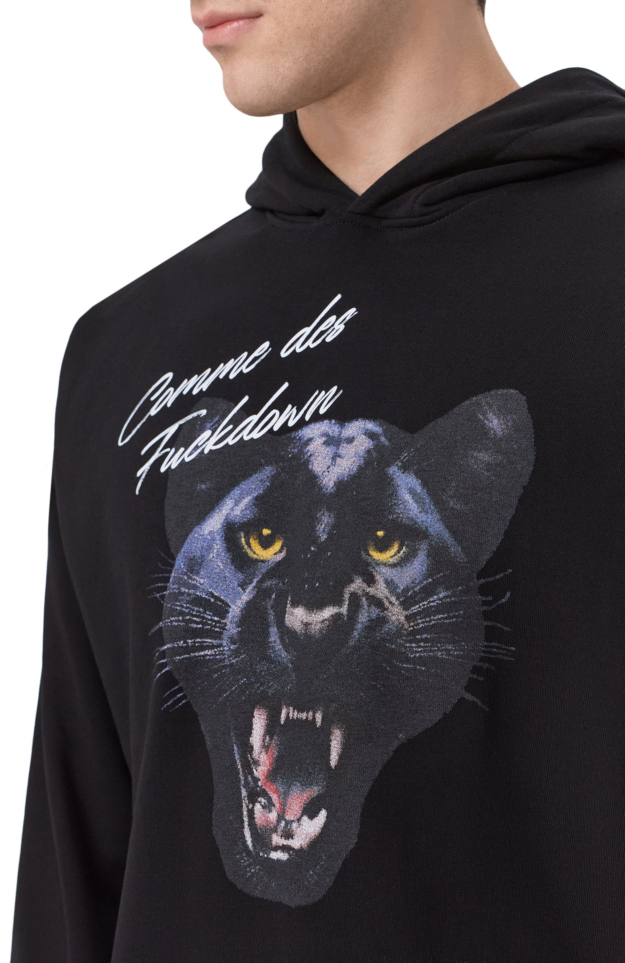 Хлопковое худи COMME DES FUCKDOWN, арт. CFABM01976, фото 5
