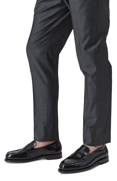 Кожаные пенни-лоферы quentin SANTONI, арт. MCQG18143PD5SHRBN01, фото 3