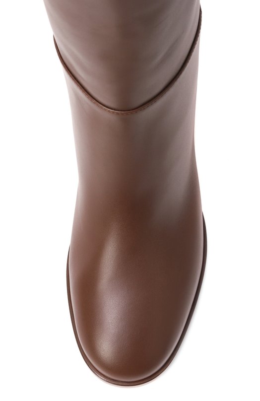 Кожаные сапоги Santiago 60 Gianvito Rossi G80304.60CU0.VGIBR0W Коричневый  G80304.60CU0.VGIBR0W Фото 6