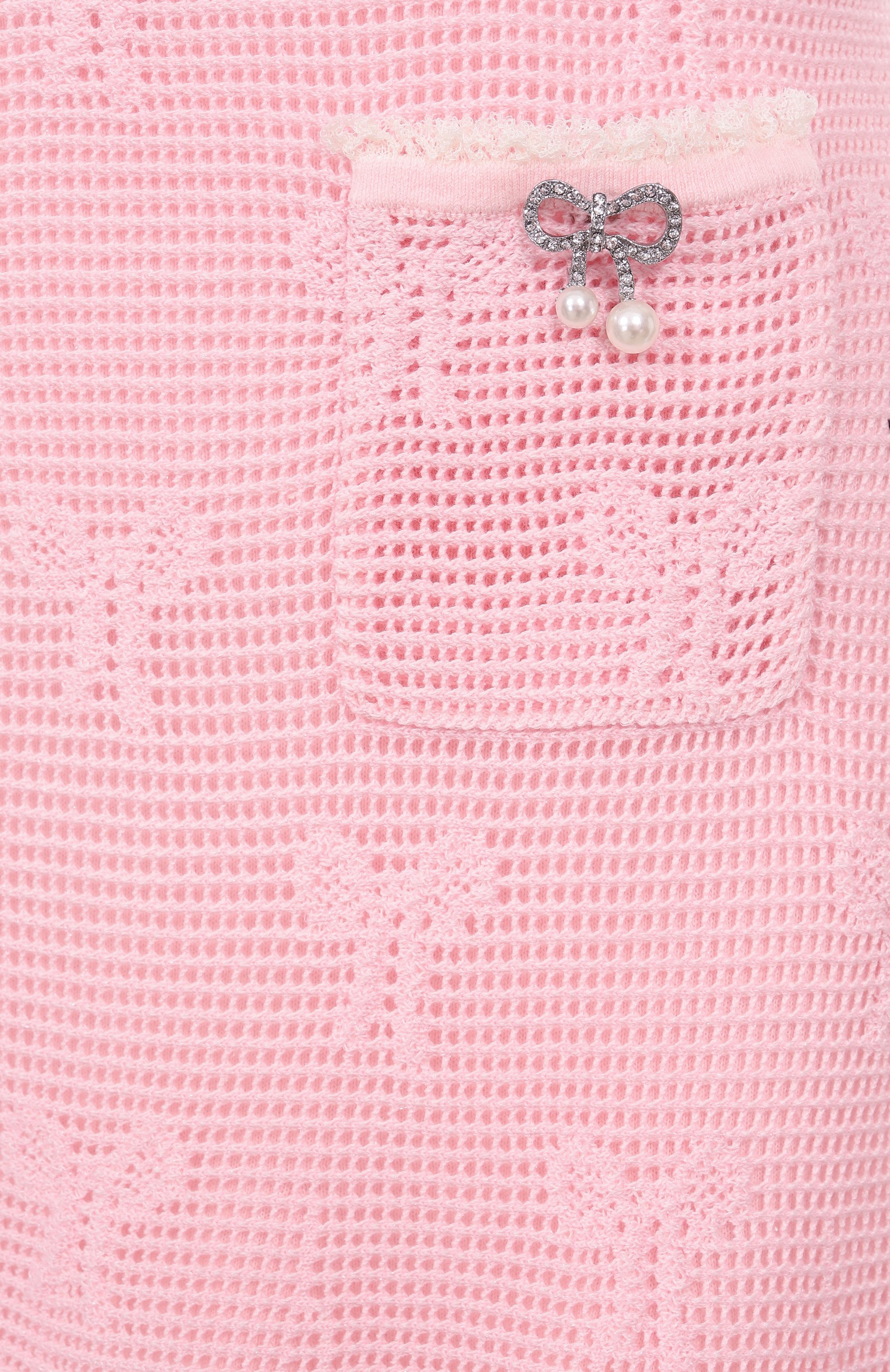 Хлопковая юбка SELF-PORTRAIT, арт. SS25164SKP, фото 6