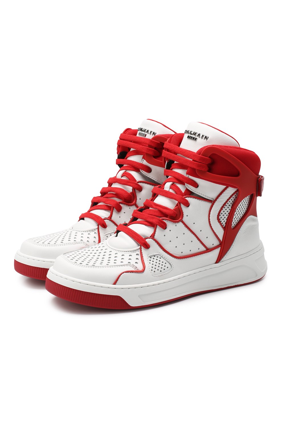 Кожаные кеды keith BALMAIN, арт. RM0C038/LRME, фото 1