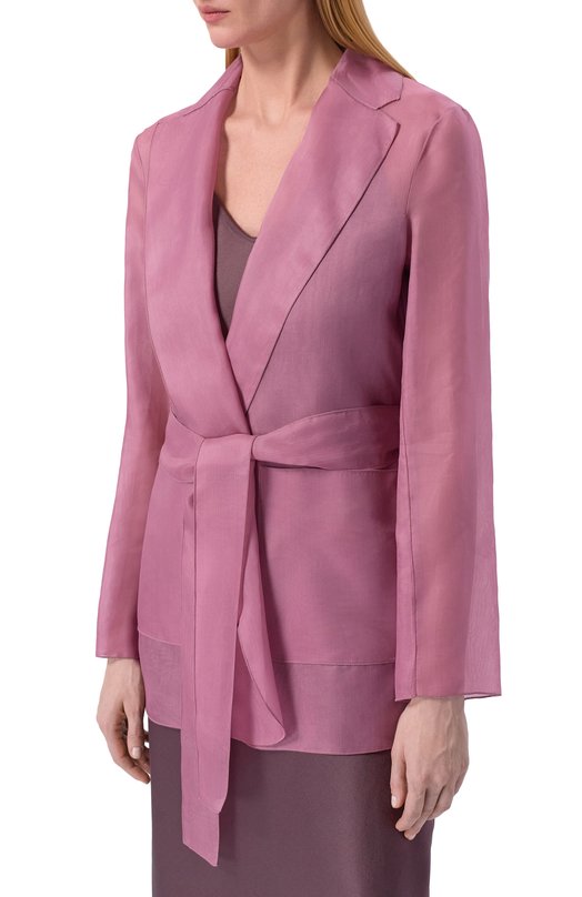 Шелковый жакет Antonelli Firenze L3887Q/256 Розовый  L3887Q/256 Фото 3