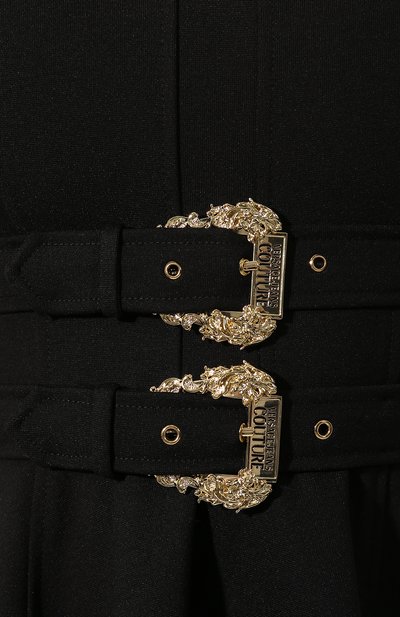 Платье VERSACE JEANS COUTURE черного цвета по цене 58800 руб., арт. D2HUA426-UDP916/11682, фото 5 Платье VERSACE JEANS COUTURE, арт. D2HUA426-UDP916/11682, фото 5