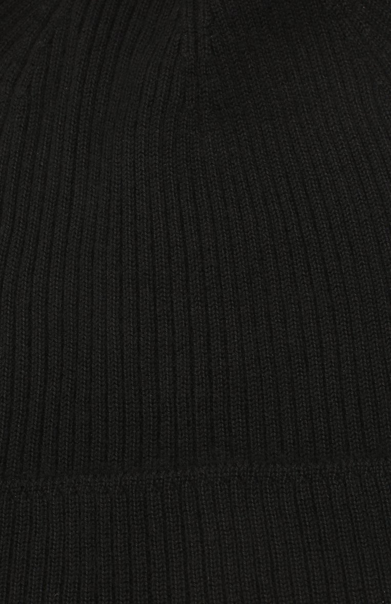 Мужская кашемировая шапка RICK OWENS черного цвета, арт. RU20F3495/RIBWS | Фото 3 (Материал: Шерсть, Кашемир, Текстиль; Кросс-КТ: Трикотаж; Нос: Не проставлено; Региональные ограничения белый список (Axapta Mercury): Не проставлено)