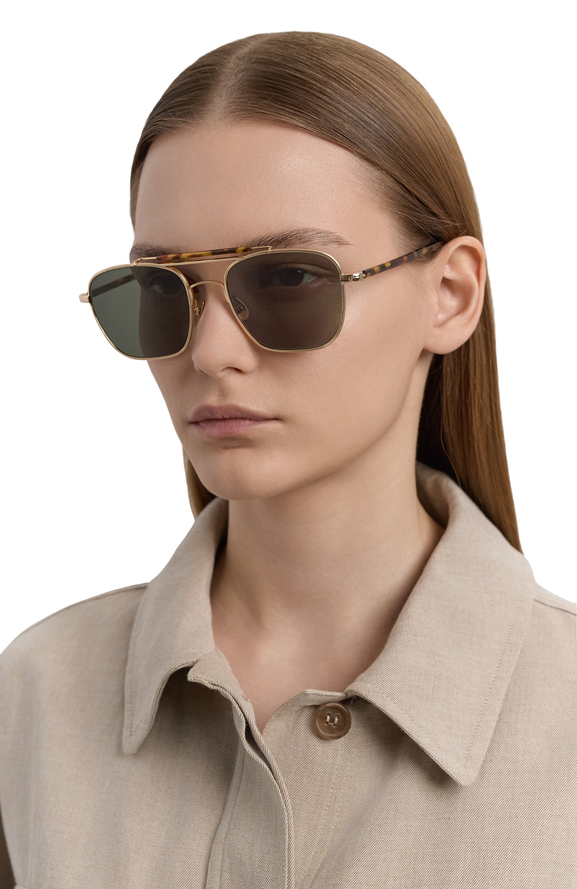 Солнцезащитные очки MOSCOT, арт. GAFILTA SUN G0LD/T0RT0ISE, фото 3