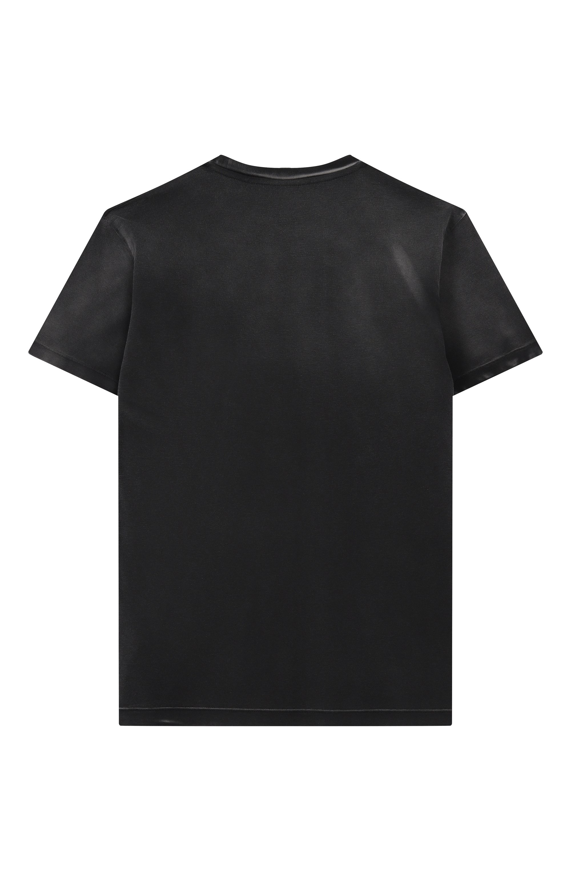 Хлопковая футболка OFF-WHITE темно-серого цвета по цене 13600 руб., арт. 0GAA001F25JER009/12+, фото 2 Хлопковая футболка OFF-WHITE, арт. 0GAA001F25JER009/12+, фото 2