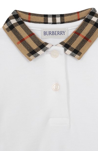 Хлопковое платье BURBERRY, арт. 8105590, фото 3