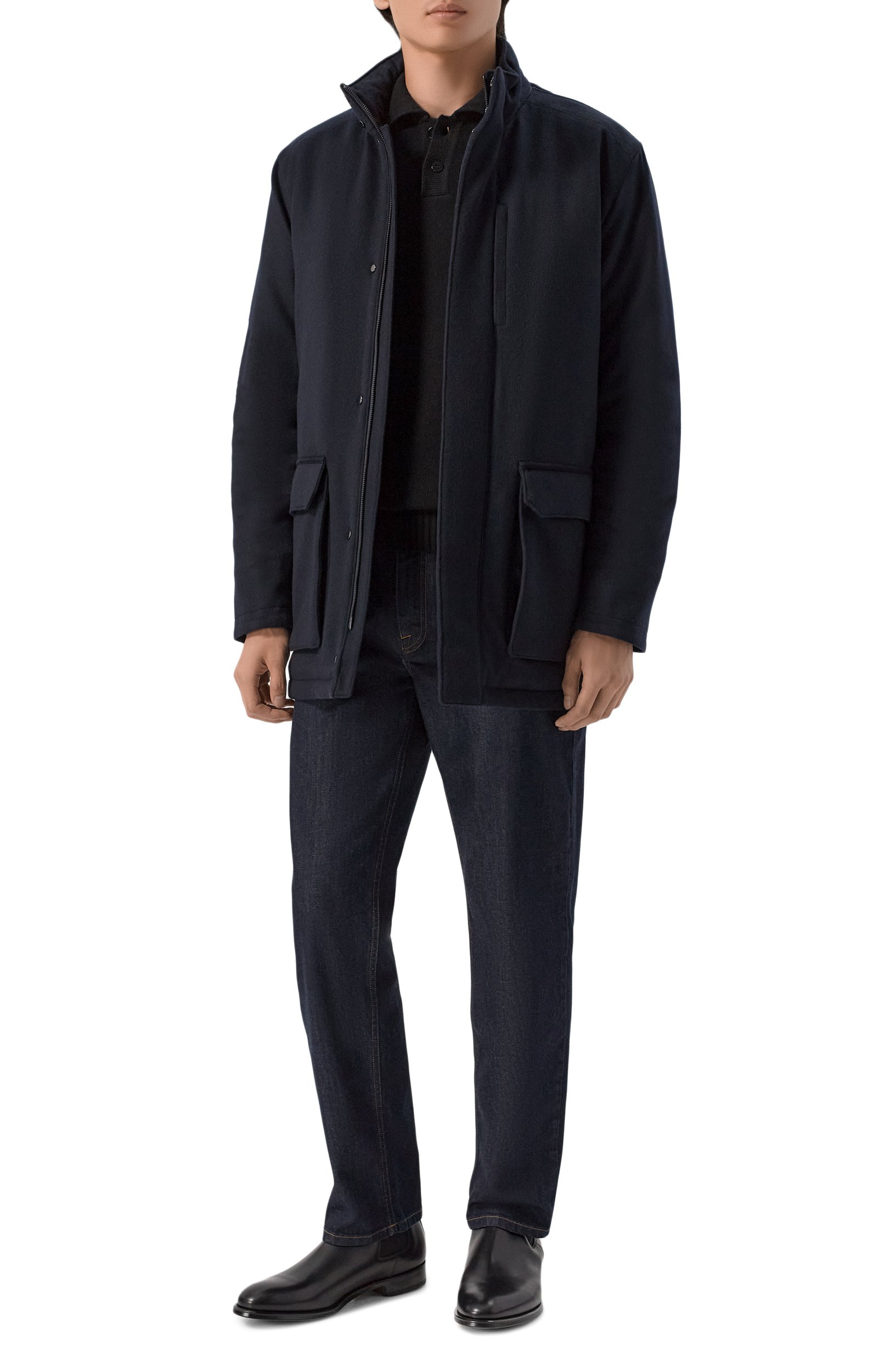 Кашемировая куртка CORNELIANI синего цвета по цене 248000 руб., арт. 2825P3/2A20149, фото 2 Кашемировая куртка CORNELIANI, арт. 2825P3/2A20149, фото 2