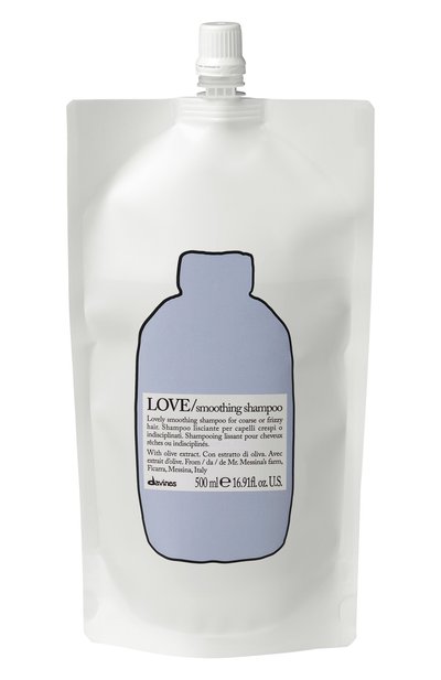 Женский рефил шампуня для разглаживания волос love smoothing (500ml) DAVINES, арт. 75653