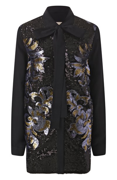 Блузка с отделкой пайетками ELIE SAAB, арт. SH064, фото 1