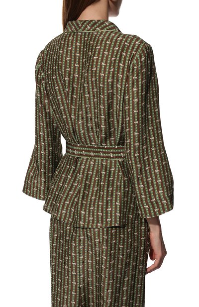 Шелковая рубашка ULYANA SERGEENKO, арт. CMA003SS22Ornella (4536т21), фото 4