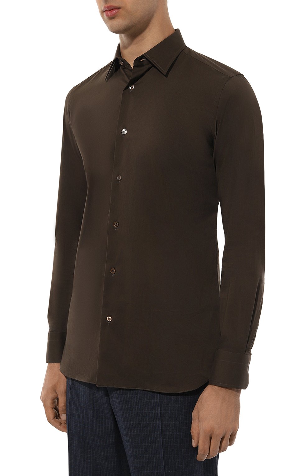 Хлопковая рубашка GIAMPAOLO, арт. 908/41264, фото 3