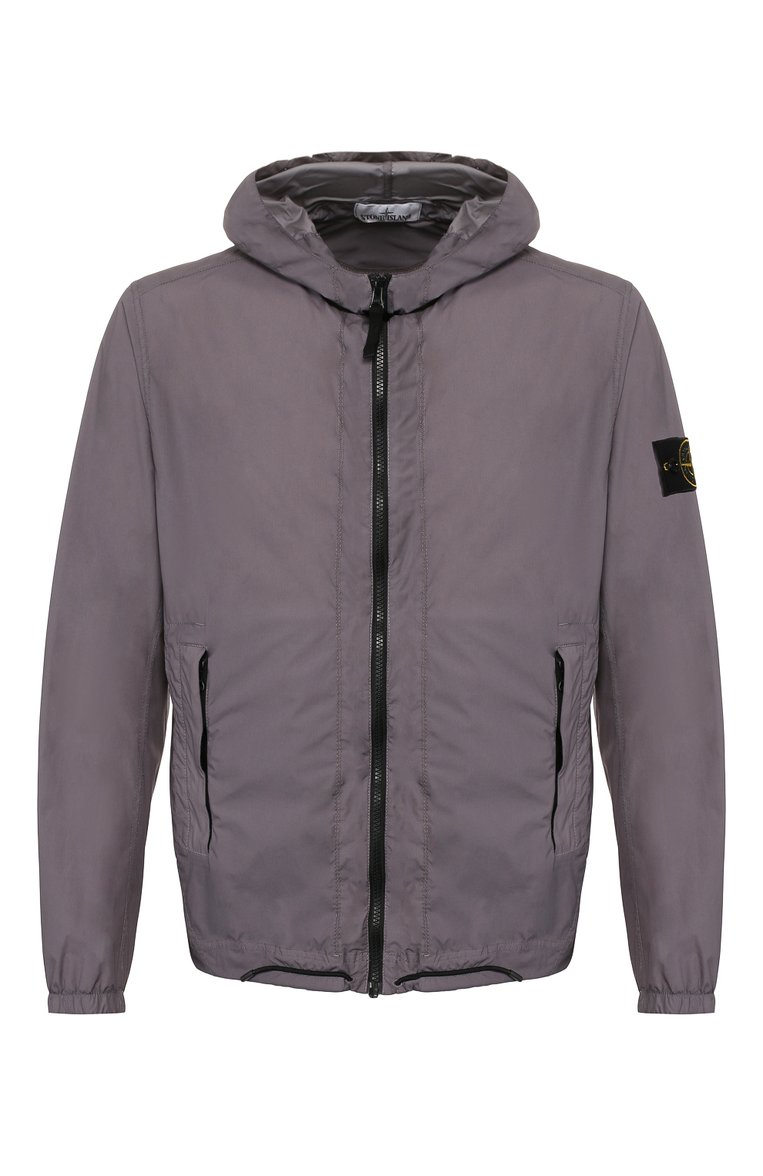 ストーン Мужская темно-серая куртка STONE ISLAND купить в интернет-магазине