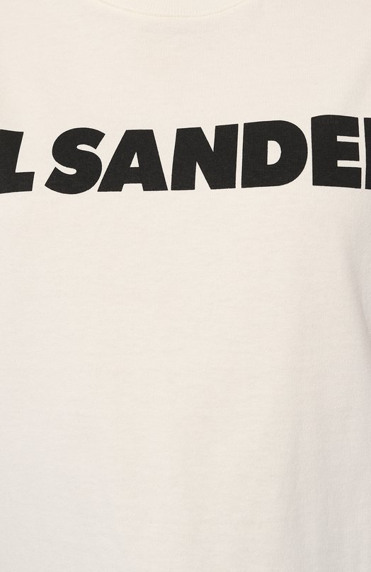 фото Хлопковая футболка jil sander