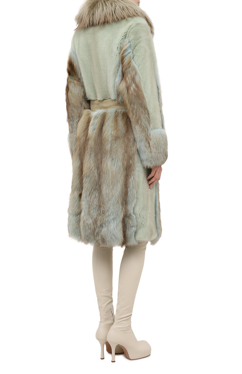 Шуба из меха норки и лисы LANVIN, арт. RW-C0135F-VI23-H16, фото 4