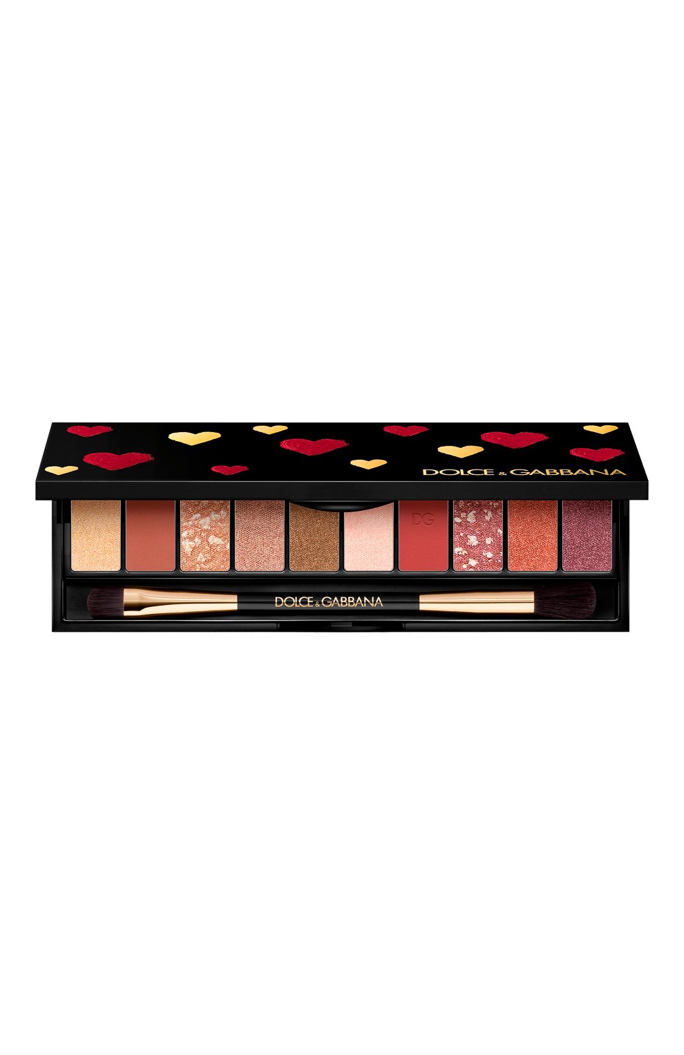 Палетка теней для век dg heart palette DOLCE & GABBANA бесцветного цвета по цене 6930 руб., арт. 3141050DG, фото 1 Палетка теней для век dg heart palette DOLCE & GABBANA, арт. 3141050DG, фото 1