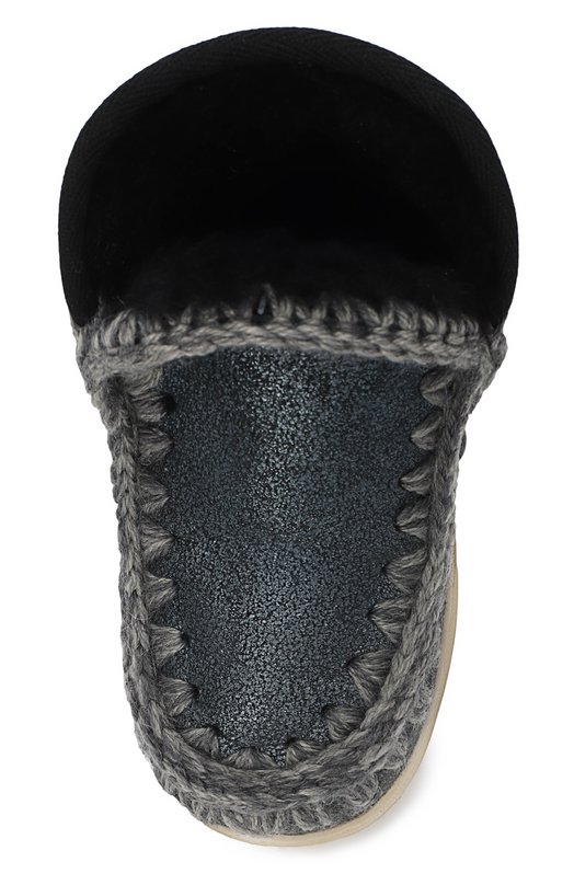 Кожаные полусапоги Mou Синий, фото 4