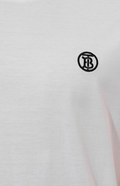 Хлопковая футболка BURBERRY, арт. 8084015, фото 5