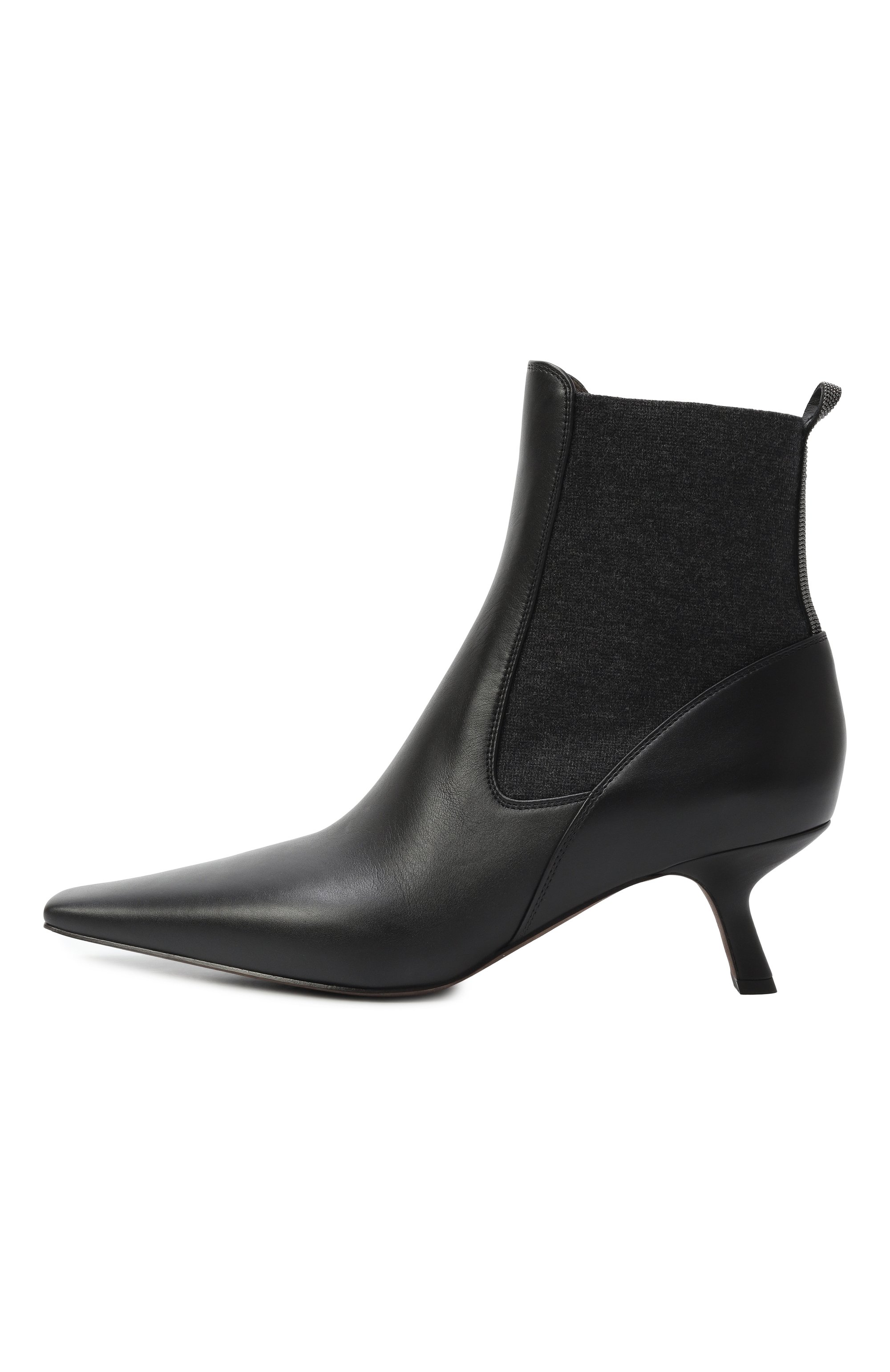 Кожаные ботильоны BRUNELLO CUCINELLI, арт. MZSKC3054P, фото 4