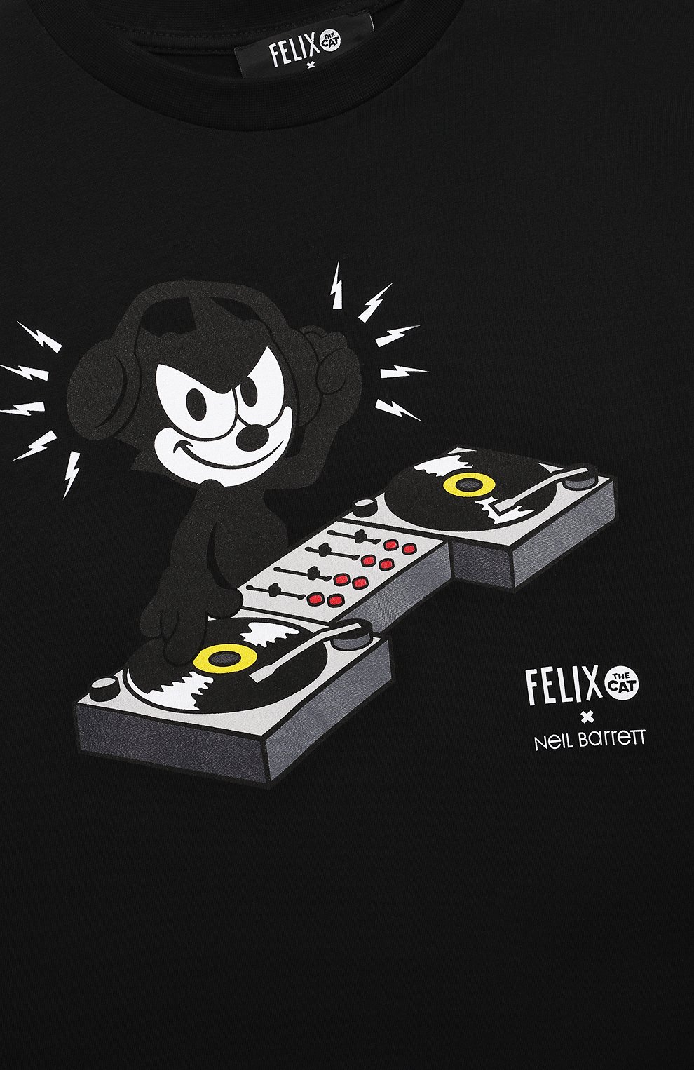 Хлопковый лонгслив NEIL BARRETT KIDS, арт. 031224, фото 3